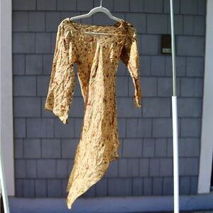 Handmade Sari Silk Asymmetrical Top